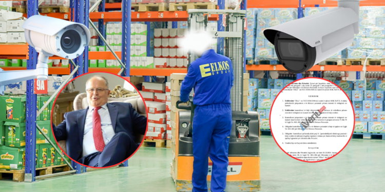 Skandal nga Elkos: AIP kap kompaninë e Ramiz Kelmendit duke i vëzhguar kundërligjshëm punëtorët tinëz me kamera (Dokument)