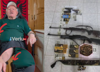 Impakti Veriu.info: Policia bastis shtëpinë e Imer Imerit, i sekuestron 5 armë dhe mbi 700 fishekë