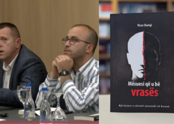 “Mësuesi që u bë vrasës”, gazetari Visar Duriqi promovon librin për Nazim Bllacën