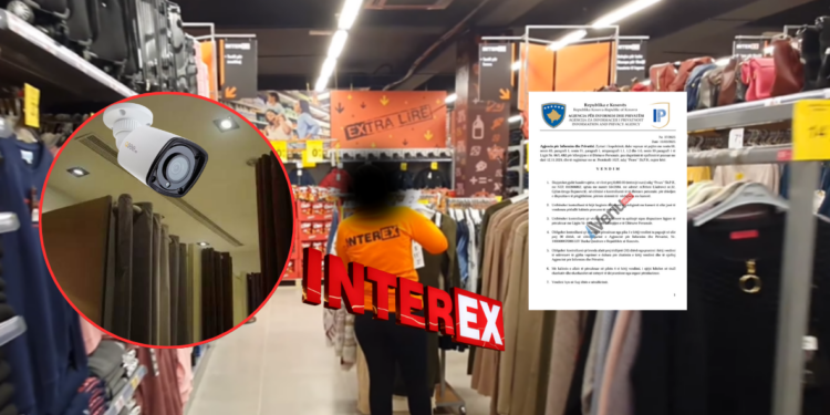 Skandal: Interex kapet duke incizuar me kamerë klientët në zhveshtore, gjobitet 8 mijë euro (Dokument)