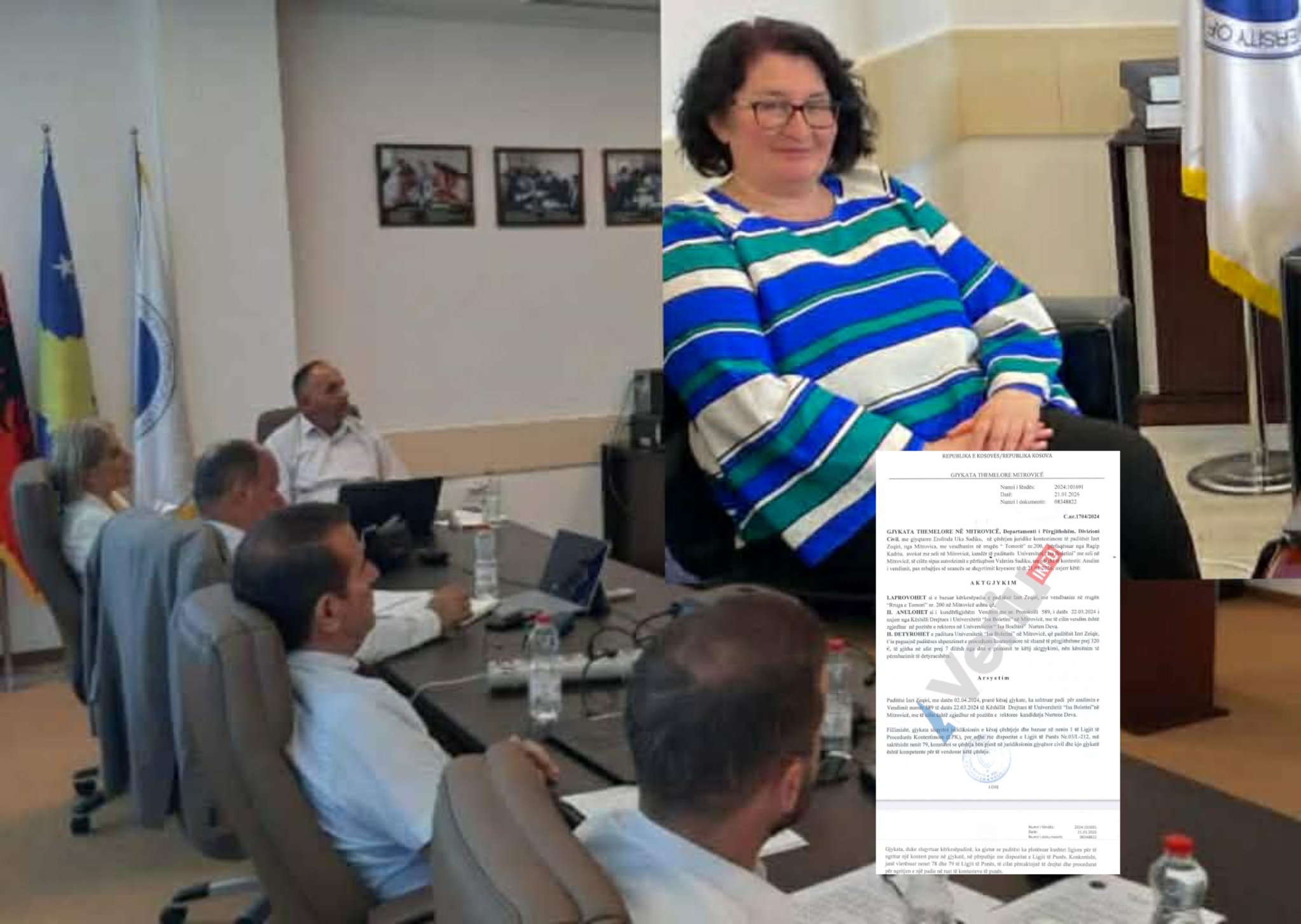 Gjykata shpallë të kundërligjshëm vendimin për zgjedhjen e Rektorit në Universitetin “Isa Boletini” (Dokument)