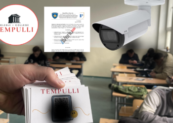 AIP kap Kolegjin “Tempulli” duke vëzhguar me kamerë kundërligjshëm sallën e testeve (Dokument)
