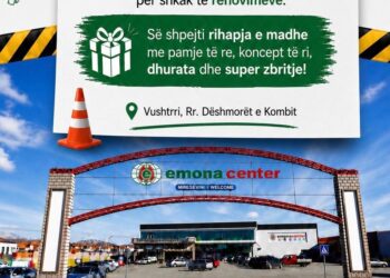 Emona Center 1 në Vushtrri në renovim në dy ditët e ardhshme, rikthehet me koncept të ri, dhurata dhe super zbritje