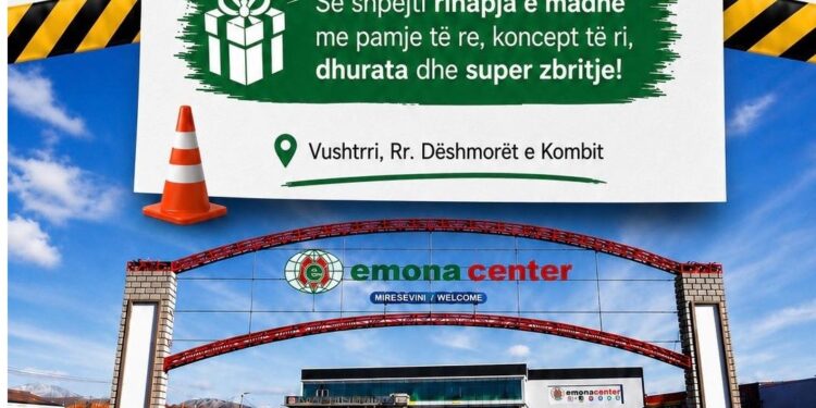 Emona Center 1 në Vushtrri në renovim në dy ditët e ardhshme, rikthehet me koncept të ri, dhurata dhe super zbritje