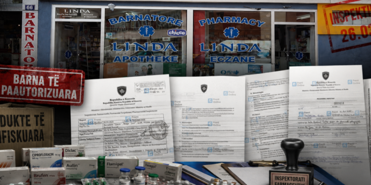 Konfiskohen sasi të mëdha barnash pa banderola në barnatoren “Linda” në Prizren