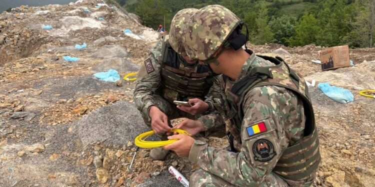 KFOR monitoron një operacion shpërthimi në Kosovë