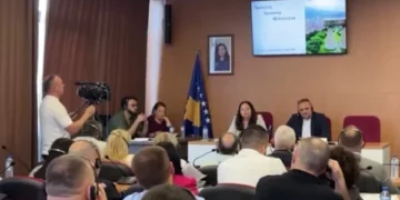Asamblistëve serbë u pengon mbishkrimi ku shprehet dashuria për Mitrovicën