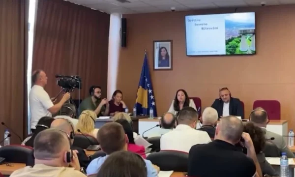 Asamblistëve serbë u pengon mbishkrimi ku shprehet dashuria për Mitrovicën