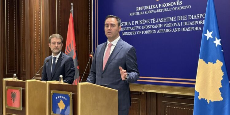 Konjufca: Kosova dhe Shqipëria me politikë të jashtme të koordinuar dhe rrugë të përbashkët euroatlantike
