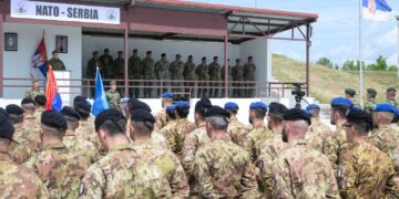 NATO dhe ushtria serbe nisin ushtrimin e përbashkët në Borovac