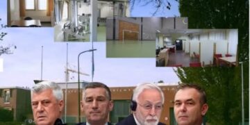 Publikohen për herë të parë pamjet brenda burgut ku mbahen Thaçi dhe të tjerët (VIDEO)