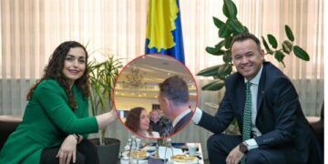 Takohen rastësisht në Mitrovicë pasi i ndanë rrugët, Osmani flet ftohtë me Pecin: Ku je z.kryetar