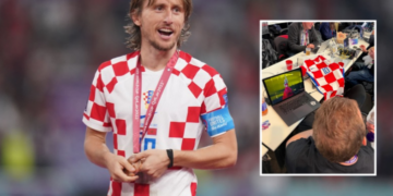 Modric u dërgon dhuratë të veçantë përfaqësueseve të Kroacisë në Vjenë para finales së Eurovisionit