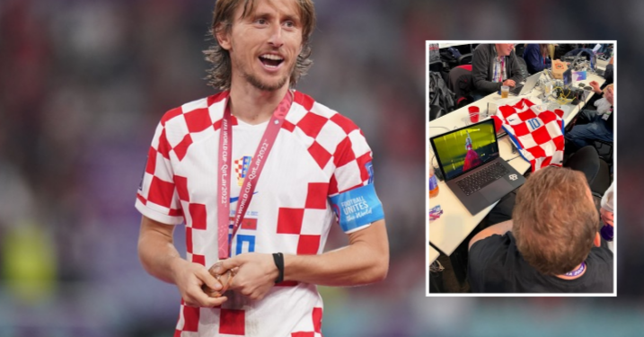 Modric u dërgon dhuratë të veçantë përfaqësueseve të Kroacisë në Vjenë para finales së Eurovisionit
