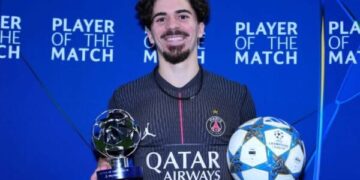 Vitinha shpallet lojtari i ndeshjes, në finale ndaj Arsenalit
