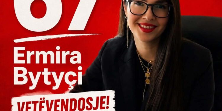 Ermira Bytyçi – Ekonomiste me përvojë, e rritur në frymën e arsimit dhe angazhimit shoqëror kandidon për deputete