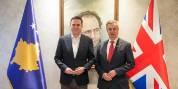 Abdixhiku pret ambasadorin britanik, flasin për zgjedhjet dhe programin e LDK-së