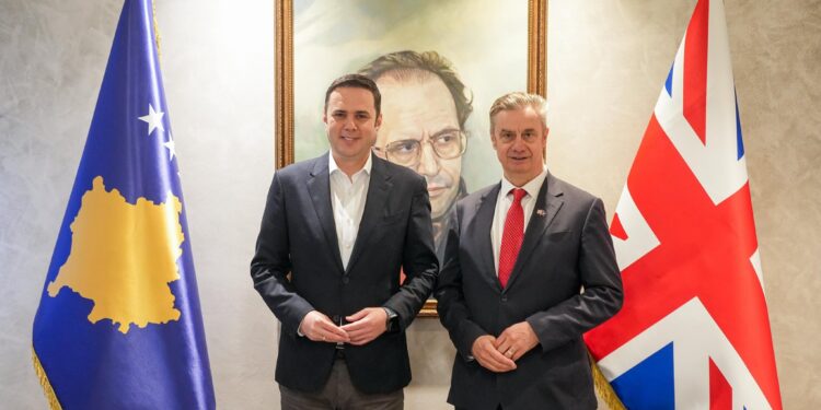 Abdixhiku pret ambasadorin britanik, flasin për zgjedhjet dhe programin e LDK-së