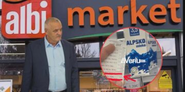 Edhe një mashtrim me çmime nga Albi Market i Tahir Humolli, qytetari denoncon vjedhjen në qumësht (Video)