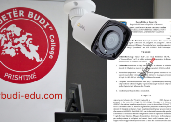 Alarmante/Privatësia nën vëzhgimin e 11 kamerave: Kolegji “Pjetër Budi” kapet duke përpunuar kundërligjshëm të dhëna personale