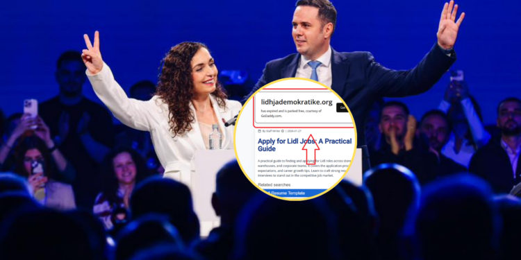 LDK-së i del afati në prag të fushatës, ueb-faqja zyrtare e partisë hidhet në shitje online