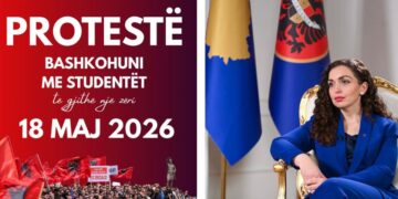 Osmani në përkrahje të protestës në Shkup: Gjuha shqipe është e shenjtë, ngrihu në mbrojtje të saj