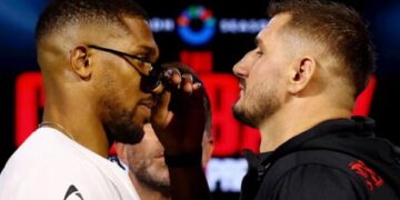 Kristian Prenga ia thotë në sy Anthony Joshuas: Unë nuk flas shumë, unë godas fort sepse jam shqiptar