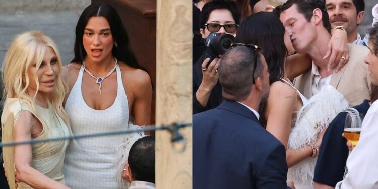 Dua Lipa feston para dasmës luksoze në Sicili, Donatella Versace mes të ftuarve VIP