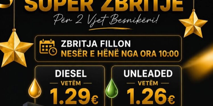 ‘U tranu shefi’! Çmimi më i lirë i naftës në të gjithë Kosovën nesër gjendet në pompën G3 në Mitrovicë