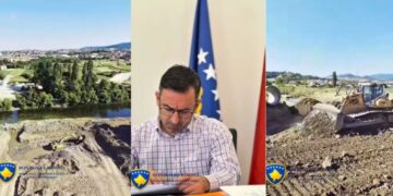 Basha: Po avancon ndërtimi i urës së tretë mbi Ibër, po e lidhim edhe më shumë veriun me jugun