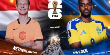 Holanda – Suedia, formacionet zyrtare
