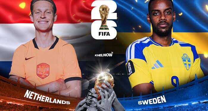 Holanda – Suedia, formacionet zyrtare