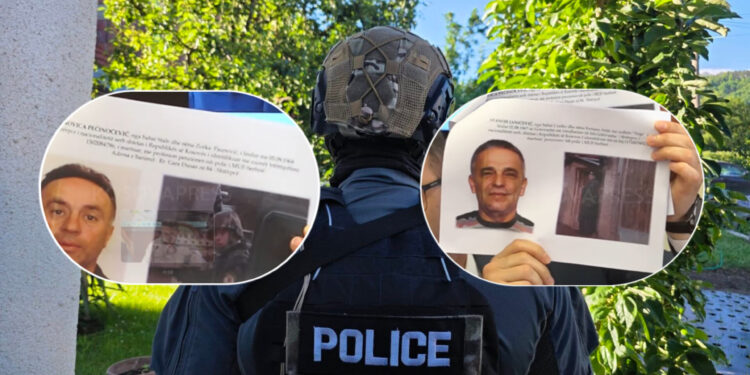 Fotot e dy personave që u arrestuan sot për përfshirje në Masakrën e Reçakut
