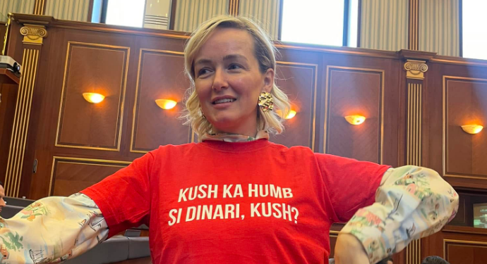 Lajmërohet Adriana Matoshi, i “kapet” LDK’së: Koncetrohuni o burra