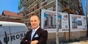 Inspekcioni i Mitrovicës ndalon punimet në objektin banesor të Aurora Group-it të Valdet Fejzullahut për mosrespektim të lejes ndërtimore