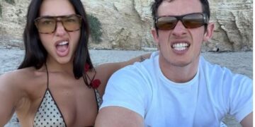 Muaji i mjaltit i Dua Lipës dhe Callum Turner, puthje, diell dhe romancë në Amalfi