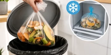 Koshi i mbeturinave mban erë gjatë verës? Provoni këtë truk të thjeshtë