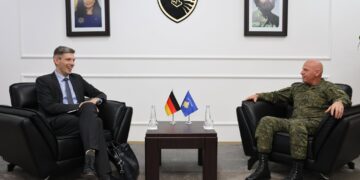 Gjenerali Bashkim Jashari pret delegacionin gjerman, riafirmohet mbështetja për zhvillimin e FSK-së
