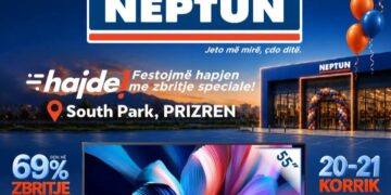 Hapet dyqani më i ri i Neptun në Prizren, zbritjet shkojnë deri në 69%