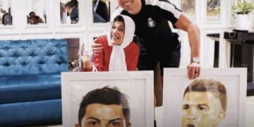 Gjesti prekës i Cristiano Ronaldos për artisten iraniane bën xhiron e botës