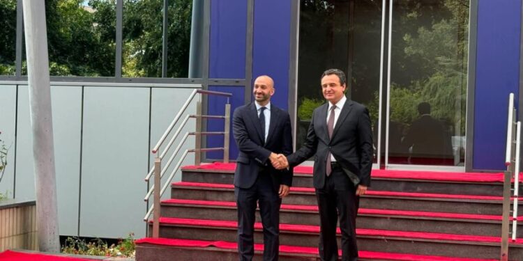 Kurti pret në takim ministrin francez Benjamin Haddad