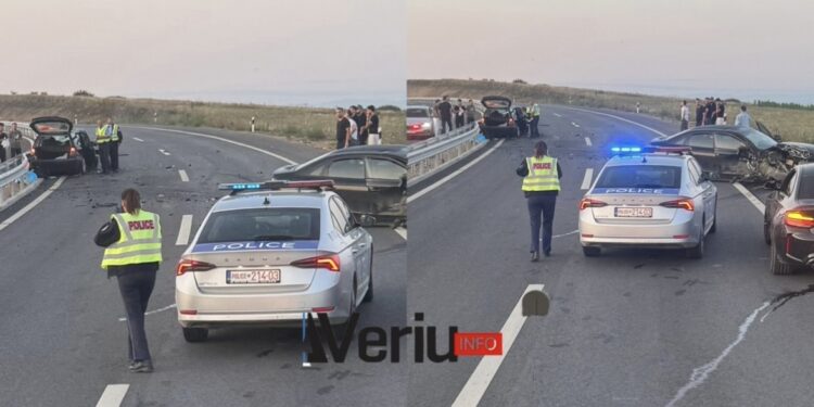 Aksident i rëndë trafiku në magjistralen Mitrovicë-Prishtinë, një grua humb jetën!