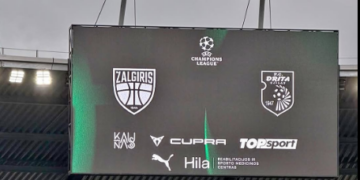 Me Jasharin në sulm, Drita luan ndaj Zalgiris, formacionet zyrtare