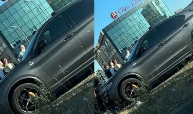 Aksident në rrugën Prishtinë–Fushë Kosovë, Policia del në vendin e ngjarjes