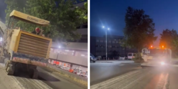 Qarkullimi i ndaluar deri më 18 korrik – Rama ndan pamje nga punimet në rrugën te Rrethi i Flamurit
