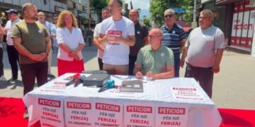 Nis mbledhja e nënshkrimeve për heqjen e “Urosevac” nga emri i komunës së Ferizajt