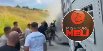 Kamioni i djegur që bllokoj autostradën i përkiste kompanisë “Meli”, ishte i dedikuar për transport të kafshëve (Video)