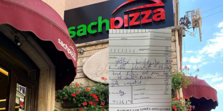Dyshohet për disa të helmuar në Sach Pizza në Prishtinë
