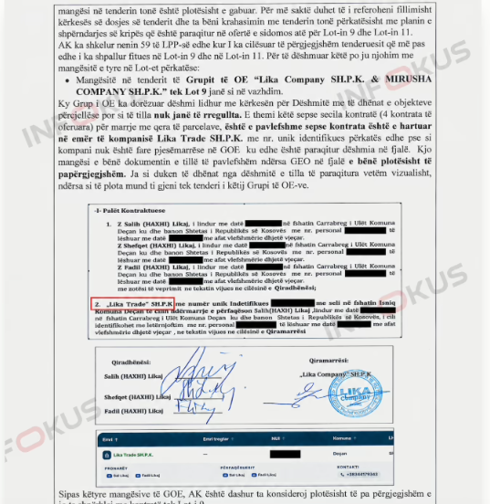 Numrat personal dhe datëlindjet janë fshehur nga Infokus