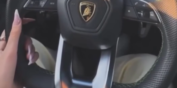 “Fluturon” me Lamborghini, kosovarja kap shpejtësinë marramendëse prej 200 km/h dhe e filmon veten